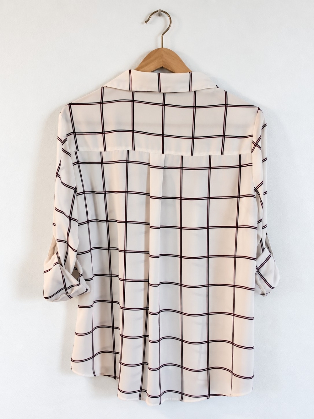 Express Plaid Button-Up Shirt - Picture 3 of 5